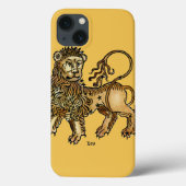 Coques Case-Mate iPhone Zodiaque : Lion, 1482 (Verso)