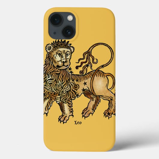 Coques Case-Mate iPhone Zodiaque : Lion, 1482 (Verso)