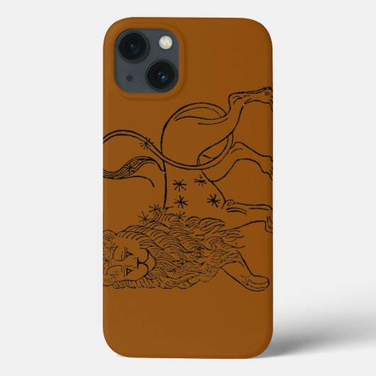 Coques Case-Mate iPhone Zodiaque : Lion, 1494 (Verso)