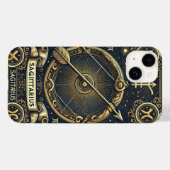 Coques Case-Mate iPhone Zodiaque Sagittaire Cadeau d'Astrologie Céleste (Verso (horizontal))