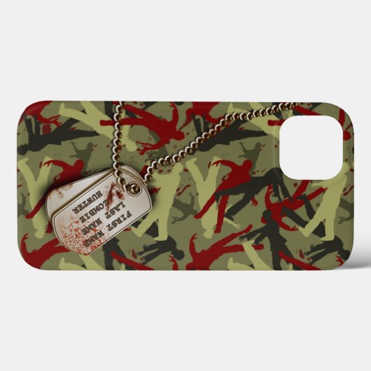 Coques Case-Mate iPhone Zombie Camo (Verso (horizontal))