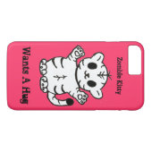 Coques Case-Mate iPhone Zombie Kitty veut un câlin (Dos (Horizontal))