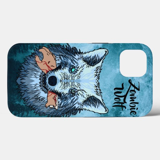 Coques Case-Mate iPhone Zombie Wolf (Verso (horizontal))