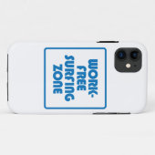 Coques Case-Mate iPhone Zone de surf sans travail (Dos (Horizontal))