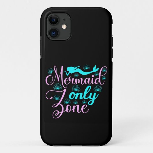Coques Case-Mate iPhone Zone Mermaid uniquement (Dos)