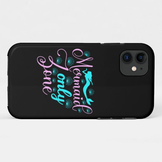 Coques Case-Mate iPhone Zone Mermaid uniquement (Dos (Horizontal))
