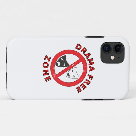 Coques Case-Mate iPhone Zone sans drame (Dos (Horizontal))