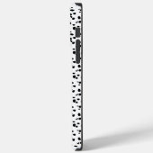 Coques Case-Mate iPhone Zones Dalmatiennes Imprimer Motif Noir Et Blanc (Verso / Gauche)