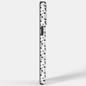 Coques Case-Mate iPhone Zones Dalmatiennes Imprimer Motif Noir Et Blanc (Verso / Droite)