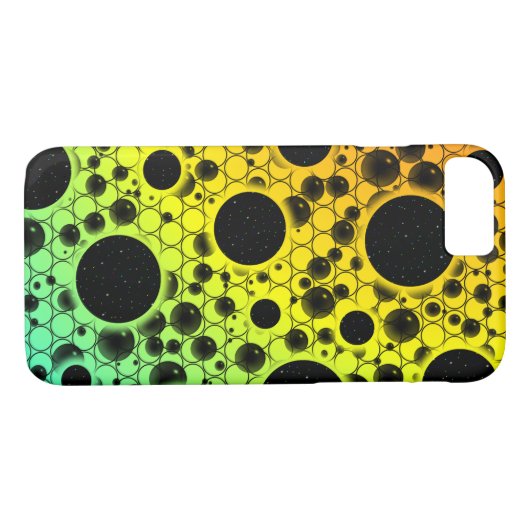Coques Case-Mate iPhone Zones de bulles spatiales - Chauffage ROYCB (Dos (Horizontal))