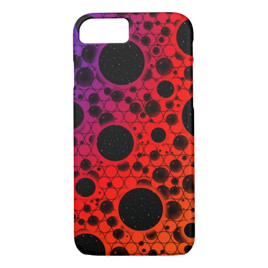 Coques Case-Mate iPhone Zones de bulles spatiales - PBROY thermique (Dos)