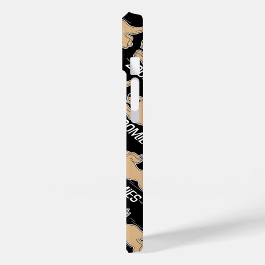 Coques Case-Mate iPhone Zoomie de chien (Verso / Gauche)