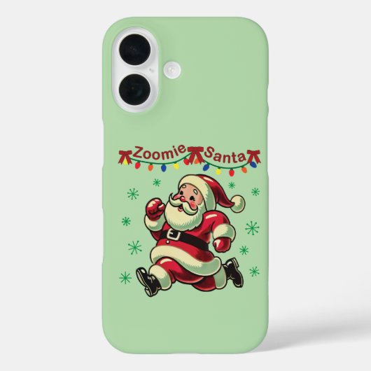 Coques Case-Mate iPhone Zoomie Père Noël Noël (Verso)