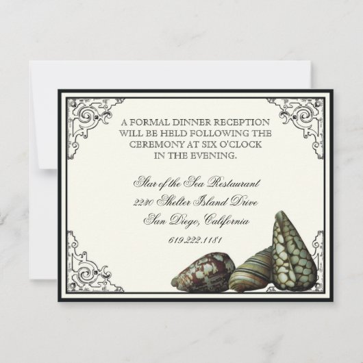 Coques de classe Noir et crème - Invitation de réc (Devant)