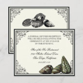 Coques de classe Noir et crème - Invitation de réc (Devant / Derrière)