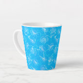 Coques de mer Latte Mug (Angle gauche)
