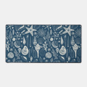 Coques de mer sur bleu foncé (Recto)