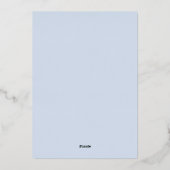 Coques élégantes modernes Véritable Faire-part de  (Verso)