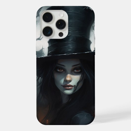 Coques iPhone 15 Pro Max - Chapeaux Noir (Verso)