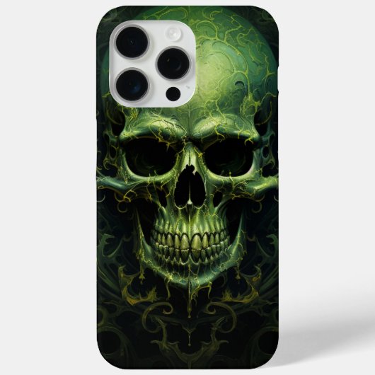 Coques iPhone 15 Pro Max -Skull (Verso)