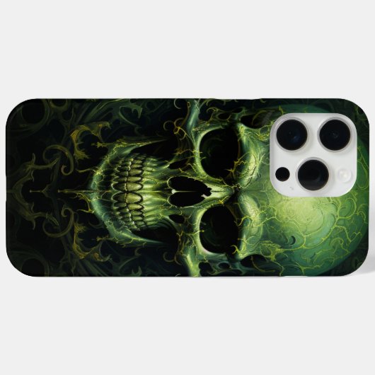 Coques iPhone 15 Pro Max -Skull (Verso (horizontal))