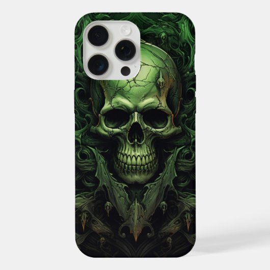 Coques iPhone 15 Pro Max -Skull 3 (Verso)