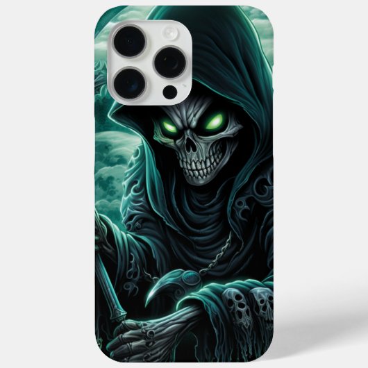 Coques iPhone 15 Pro Max -Skull 7 (Verso)
