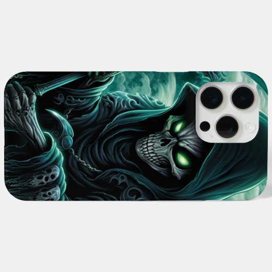 Coques iPhone 15 Pro Max -Skull 7 (Verso (horizontal))
