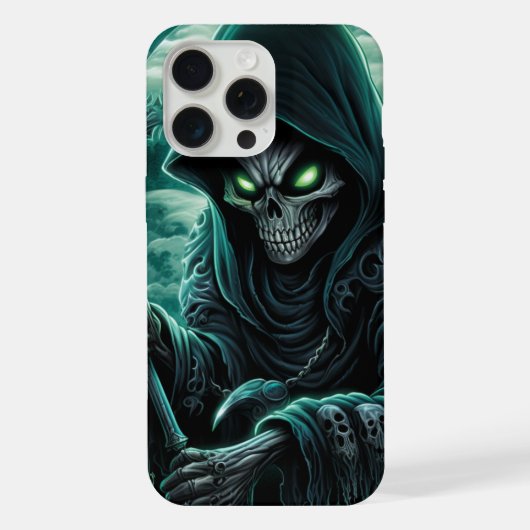 Coques iPhone 15 Pro Max -Skull 7 (Verso)