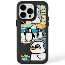 coques iphone avec pingouin en photo