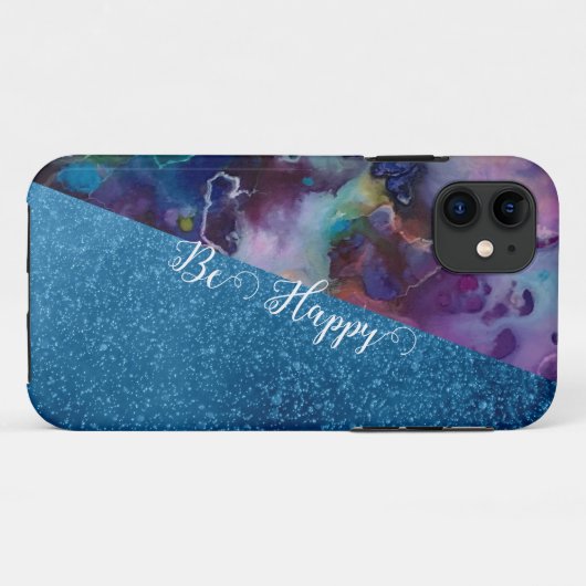 coques iphone couleur eau Abstraite (Dos (Horizontal))