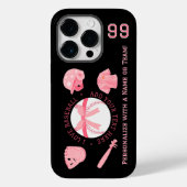 Coques iphone de baseball mignon pour femmes (Verso)