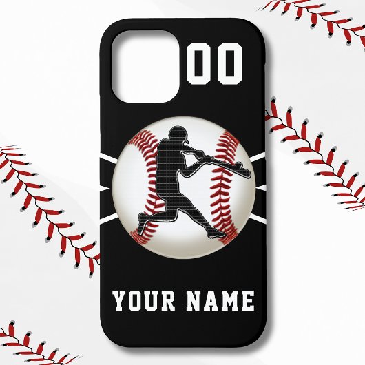 Coques iphone de baseball personnalisés nouveaux o