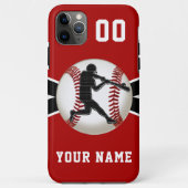 coques iphone de baseball rouge et blanc, du plus  (Dos)