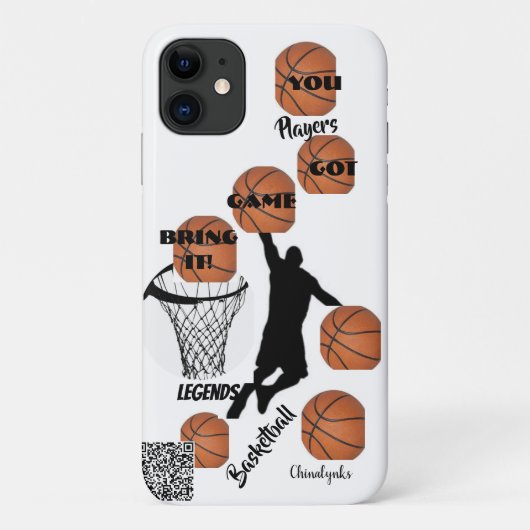 Coques iphone de basket-ball (Dos)