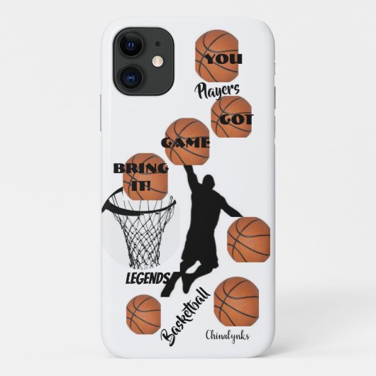 Coques iphone de basket-ball (Dos)