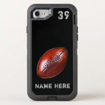 Coques iphone de football personnalisés, OtterBox