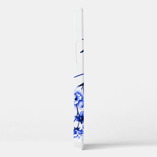 Coques iphone d'images bleu et blanc (Verso / Droite)