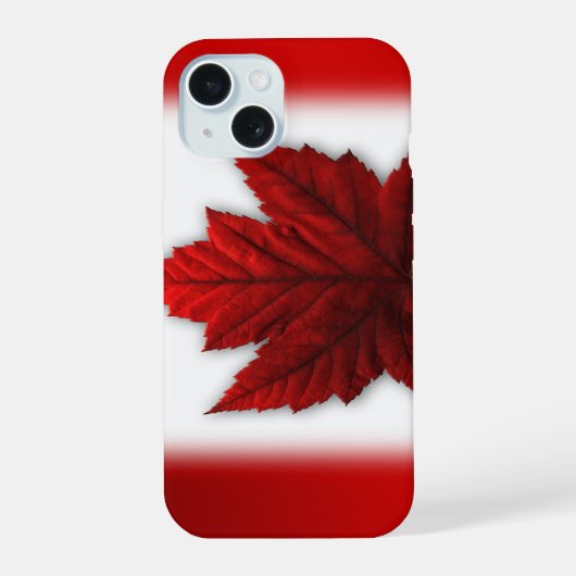 Coques iPhone Drapeau du Canada Étui Mobile Canada (Verso)