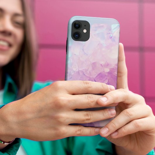 Coques iphone en pierre de cristal Unicorn