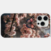 Coques iphone floraux de fleurs de cerisiers papil (Verso (horizontal))