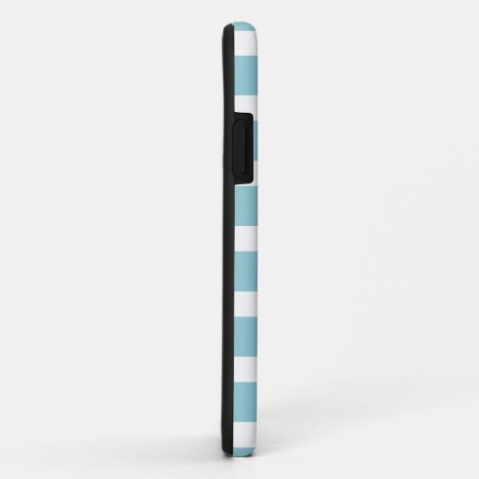 coques iphone Monogrammes (Aqua/Navy) (Dos/Droite)