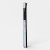 Coques iphone pastel en marbre d'eau (Dos/Gauche)