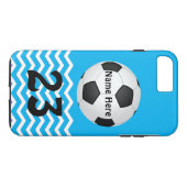 Coques iphone personnalisés du football pour des (Dos (Horizontal))