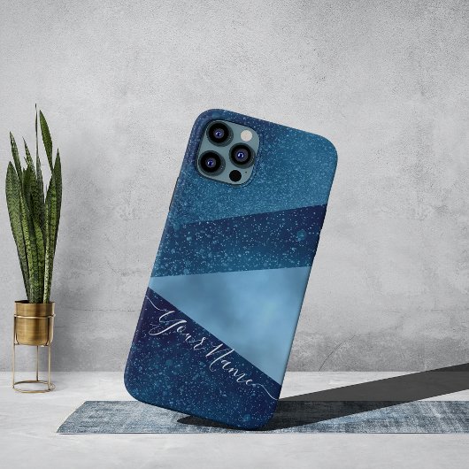 Coques iphone rayés bleu marine et bébé