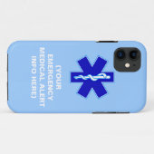 Coques iphone vigilants Médicale de secours (Dos (Horizontal))