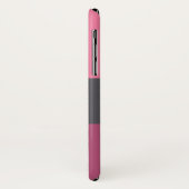 Coques monogrammes personnalisés Wide Stripes (Dos/Gauche)