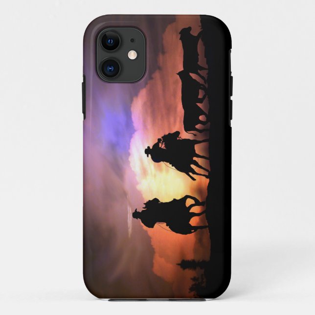 Coques Pour iPhone Campagne Western Cowboy (Dos)