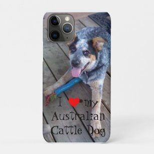 Coques Pour iPhone "Je cas de l'iPhone 5 aime mon chien australien de
