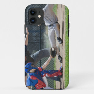 Coques Pour iPhone Joueur de baseball glissant dans le marbre